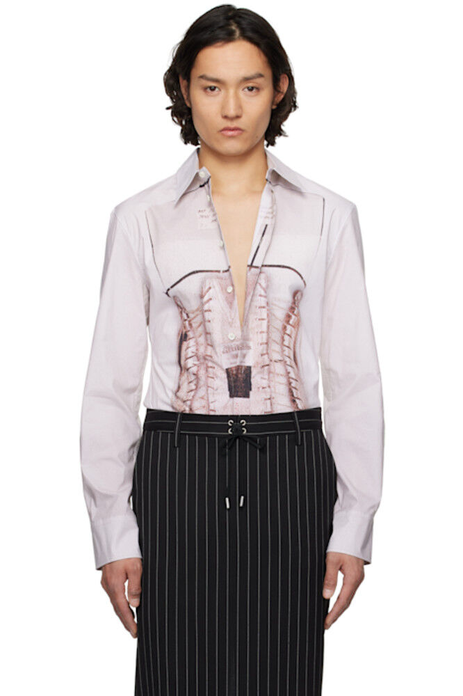 Розовая рубашка 'The Trompe-L'Œil Corset' Jean Paul Gaultier
Розовая рубашка 'The Trompe-L'Œil Corset' Jean Paul Gaultier