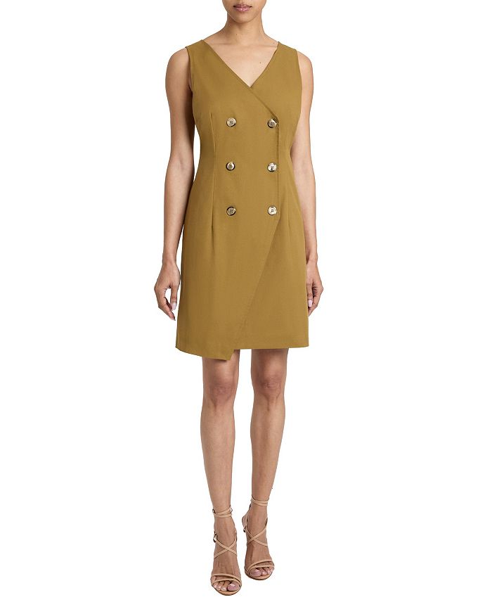 DEE Бесшовное двубортное платье-трапеция с асимметричной вставкой на юбке из стрейч-хлопка Santorelli, зеленый
DEE Бесшовное двубортное платье-трапеция с асимметричной вставкой на юбке из стрейч-хлопка Santorelli, зеленый