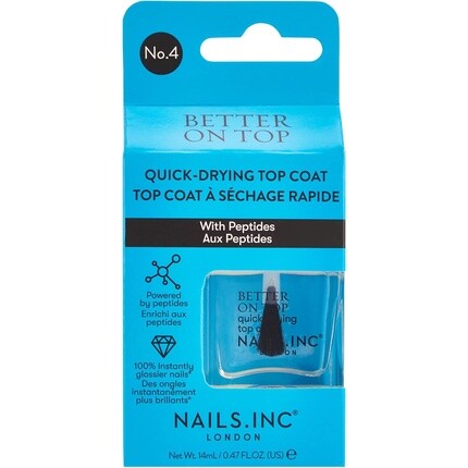 Nails.INC Better On Top Быстросохнущее верхнее покрытие 14 мл Nails Inc
Nails.INC Better On Top Быстросохнущее верхнее покрытие 14 мл Nails Inc