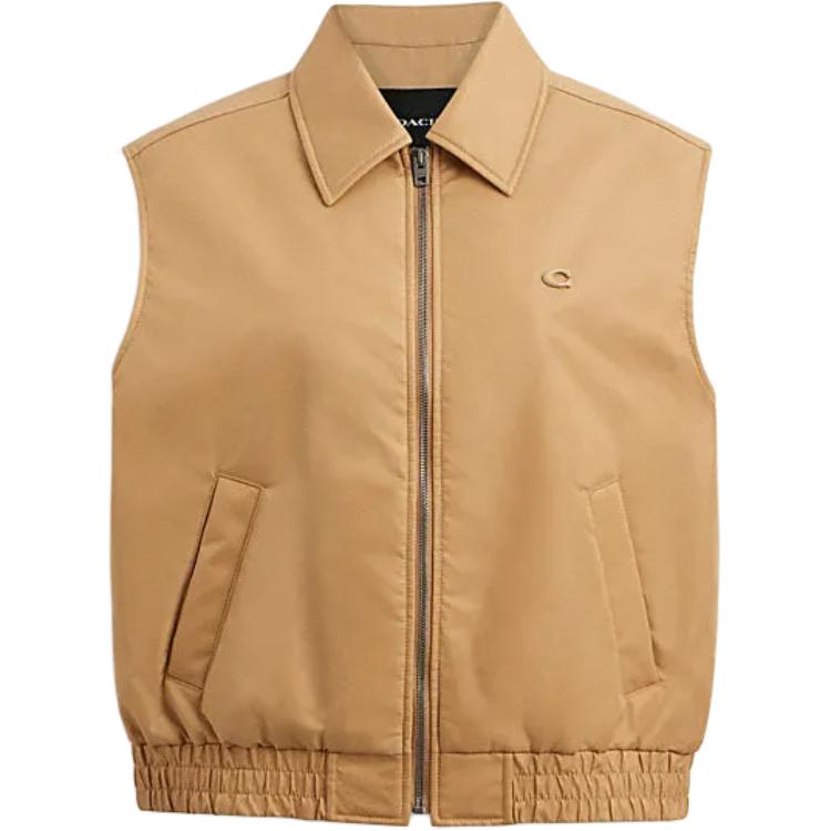 Женская жилетка цвета хаки COACH
Женская жилетка цвета хаки COACH