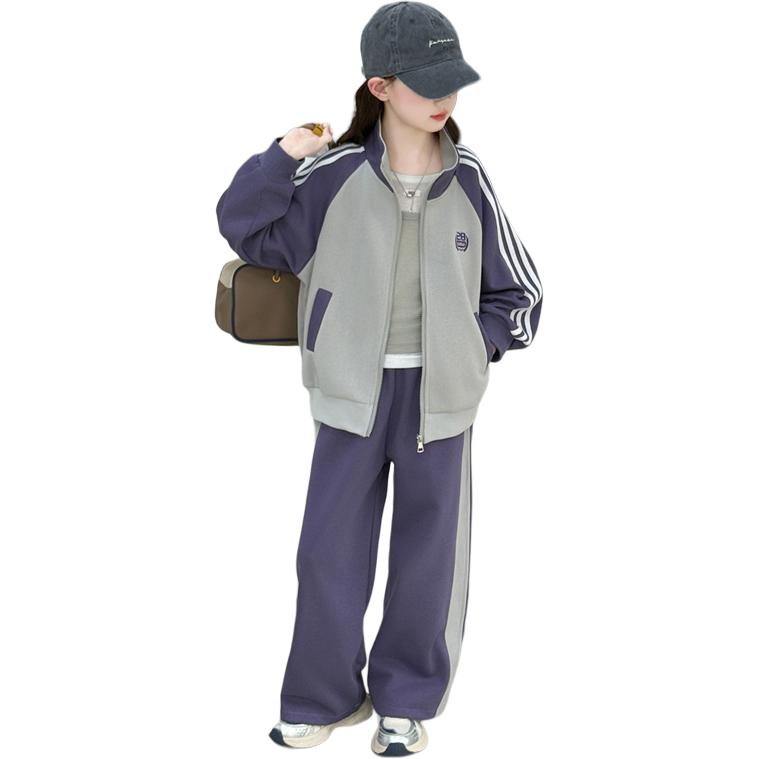 Повседневная спортивная одежда для детей на весну и осень Disney, фиолетовый
Повседневная спортивная одежда для детей на весну и осень Disney, фиолетовый