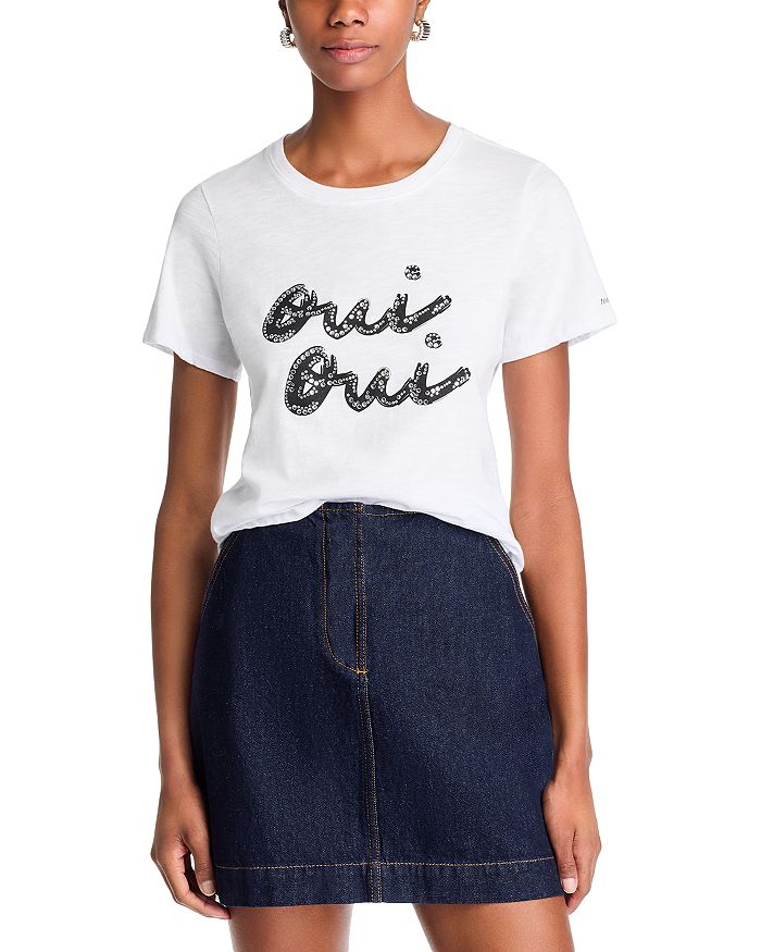 Футболка с пайетками Oui Oui Cinq à Sept, белый
Футболка с пайетками Oui Oui Cinq à Sept, белый