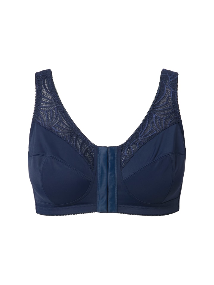 Бюстгальтер на косточках Ulla Popken, темно-синий 
Бюстгальтер на косточках Ulla Popken, темно-синий