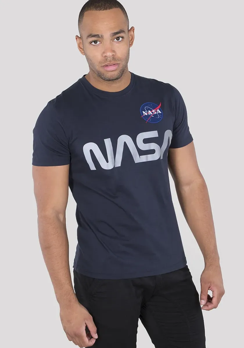 Рубашка с круглым вырезом Alpha Industries "NASA Reflective Tee", синий
Рубашка с круглым вырезом Alpha Industries "NASA Reflective Tee", синий