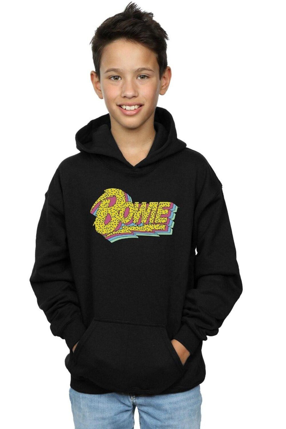 худи с логотипом Moonlight 90-х годов David Bowie, черный 
худи с логотипом Moonlight 90-х годов David Bowie, черный