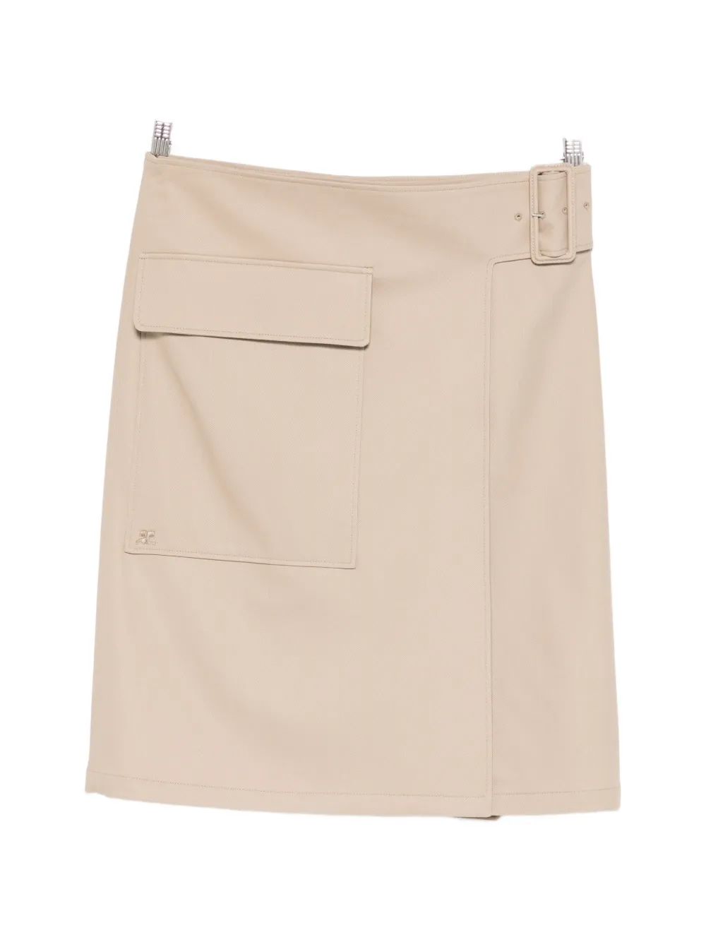 Миди-юбка с карманами и поясом Courrèges, бежевый
Миди-юбка с карманами и поясом Courrèges, бежевый