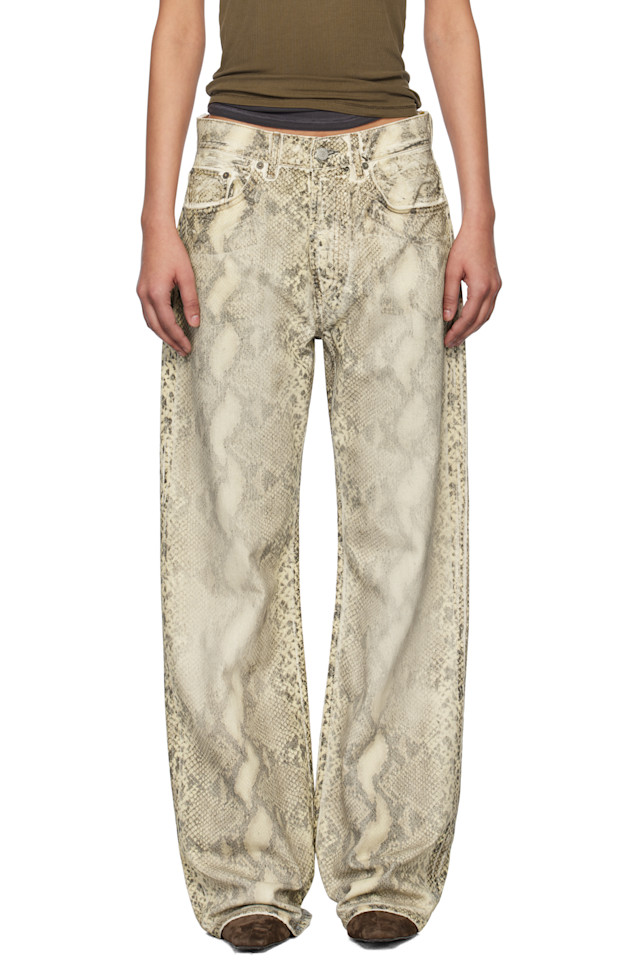 Джинсы с принтом Acne Studios, коричневый
Джинсы с принтом Acne Studios, коричневый