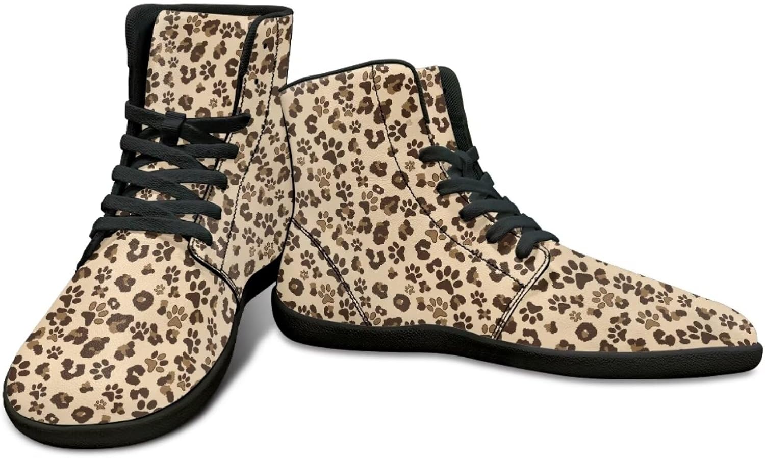 Высокие кроссовки без подъема пятки с принтом лап собак - беговые кроссовки из искусственной кожи, мужские многоцветные повседневные спортивные кроссовки Watdotory, Leopard Dog Paws Print
Высокие кроссовки без подъема пятки с принтом лап собак - беговые кроссовки из искусственной кожи, мужские многоцветные повседневные спортивные кроссовки Watdotory, Leopard Dog Paws Print