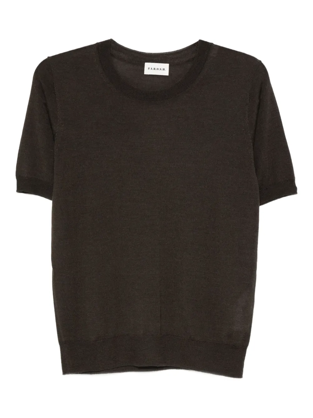 Топ с круглым вырезом P.A.R.O.S.H., коричневый
Топ с круглым вырезом P.A.R.O.S.H., коричневый