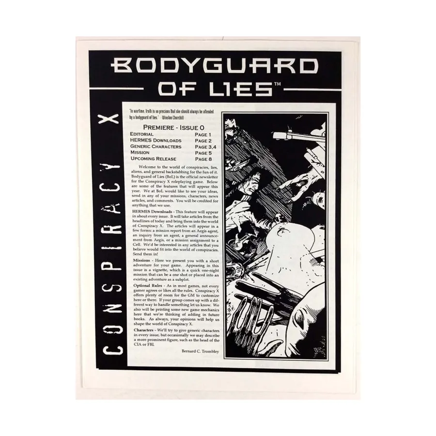 Журнал #0 "NPC's - Detective & Street Cop, Mission - Morpheus Watches", Conspiracy X - Bodyguard of Lies Newsletter
Журнал #0 "NPC's - Detective & Street Cop, Mission - Morpheus Watches", Conspiracy X - Bodyguard of Lies Newsletter