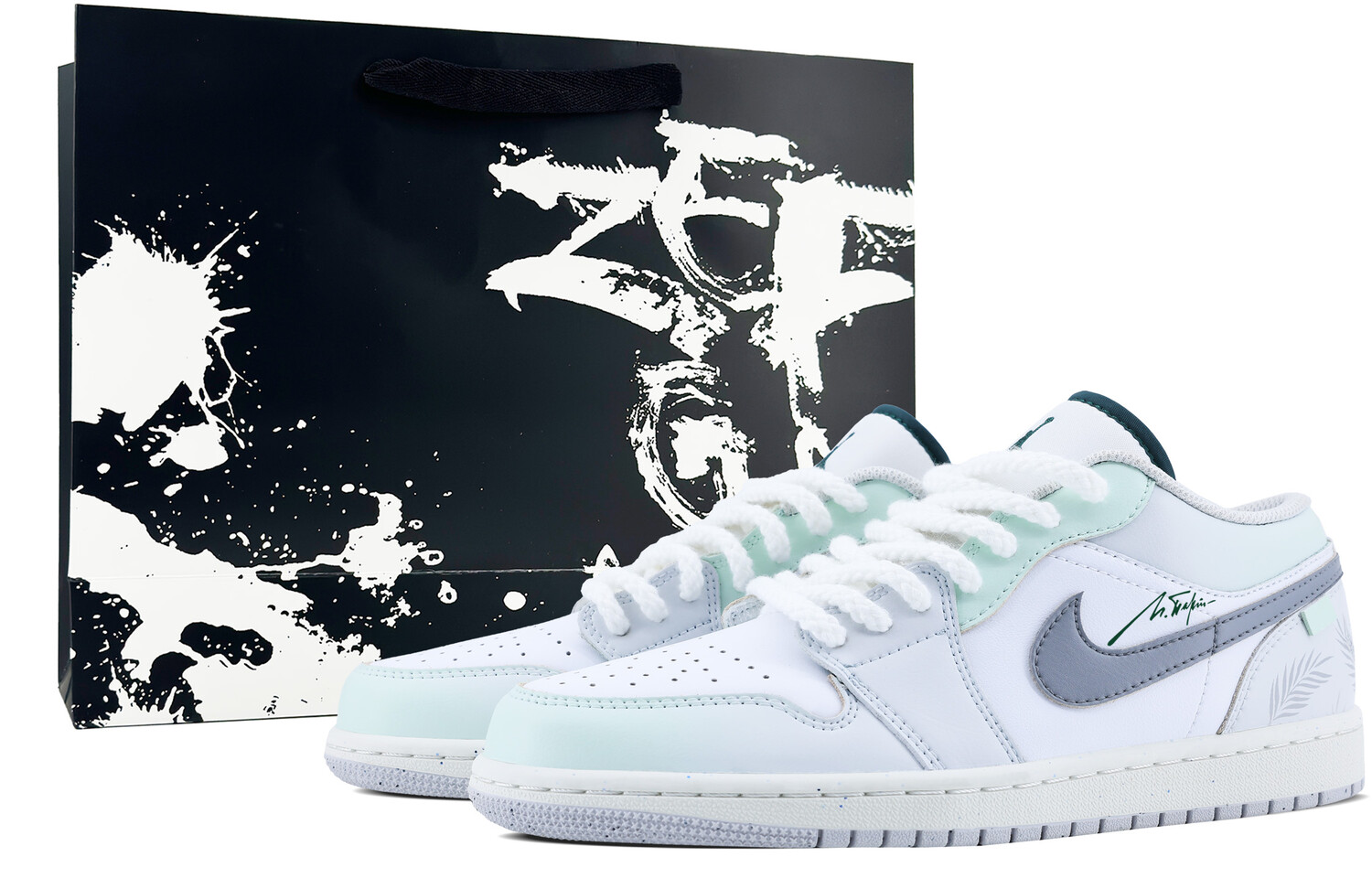 Баскетбольные кроссовки Air 1 для детей, начальная школа Jordan, цвет Gray Green 
Баскетбольные кроссовки Air 1 для детей, начальная школа Jordan, цвет Gray Green