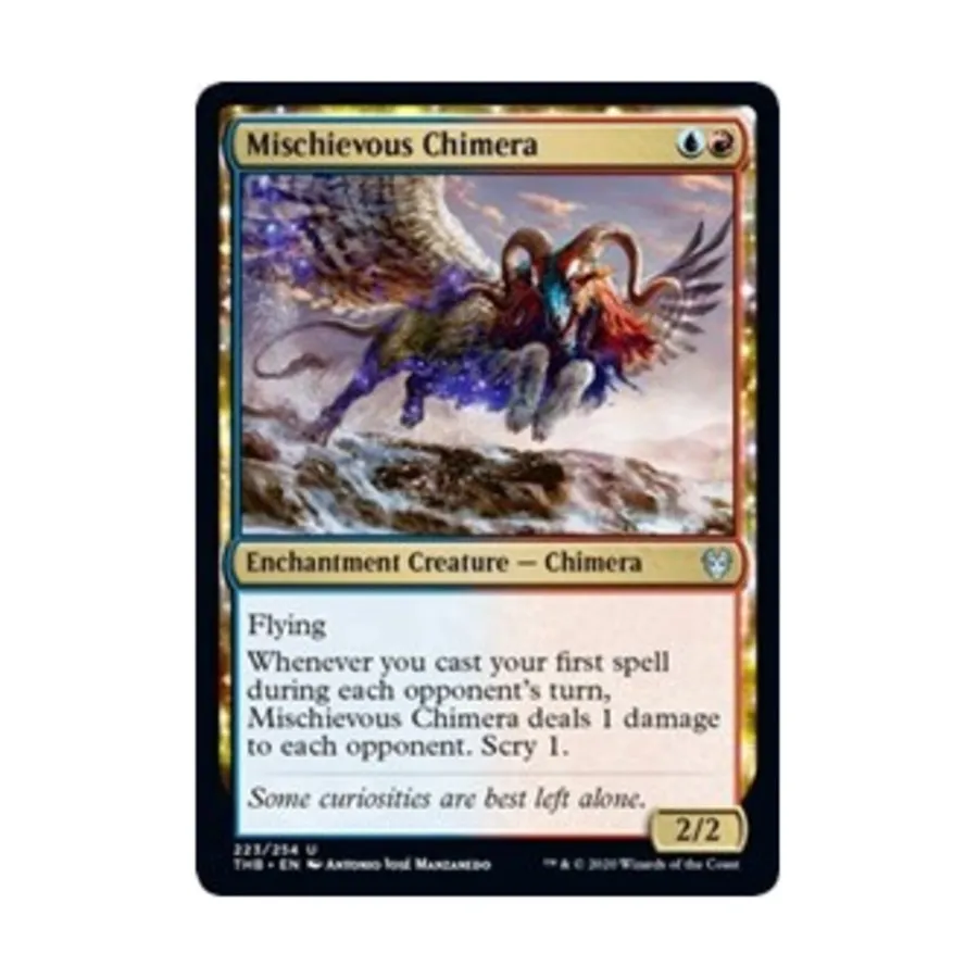 CCG Озорная Химера (U), MTG - Theros Beyond Death
CCG Озорная Химера (U), MTG - Theros Beyond Death