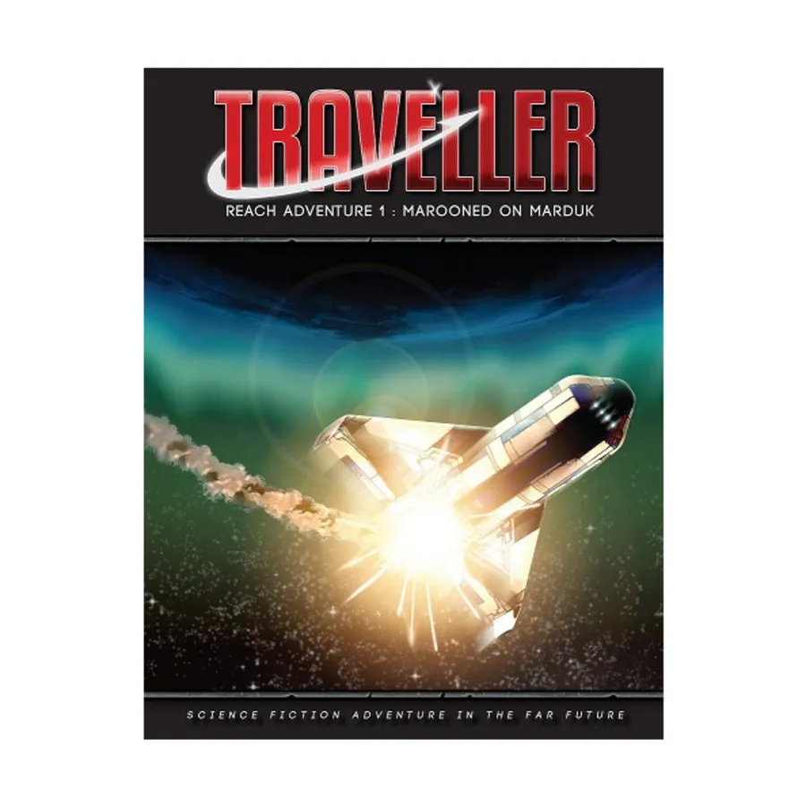 Reach Adventure 1 - Marooned on Marduk, Traveller (Mongoose 2nd Edition) - Adventures & Campaigns, мягкая обложка 
Reach Adventure 1 - Marooned on Marduk, Traveller (Mongoose 2nd Edition) - Adventures & Campaigns, мягкая обложка