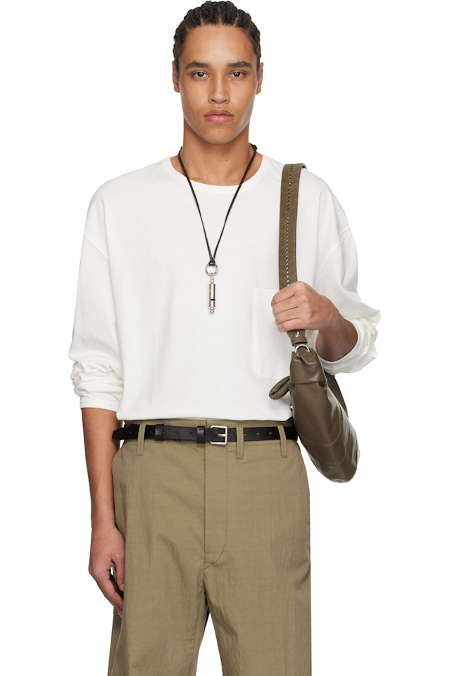 Футболка Boxy LS Lemaire, цвет chalk 
Футболка Boxy LS Lemaire, цвет chalk