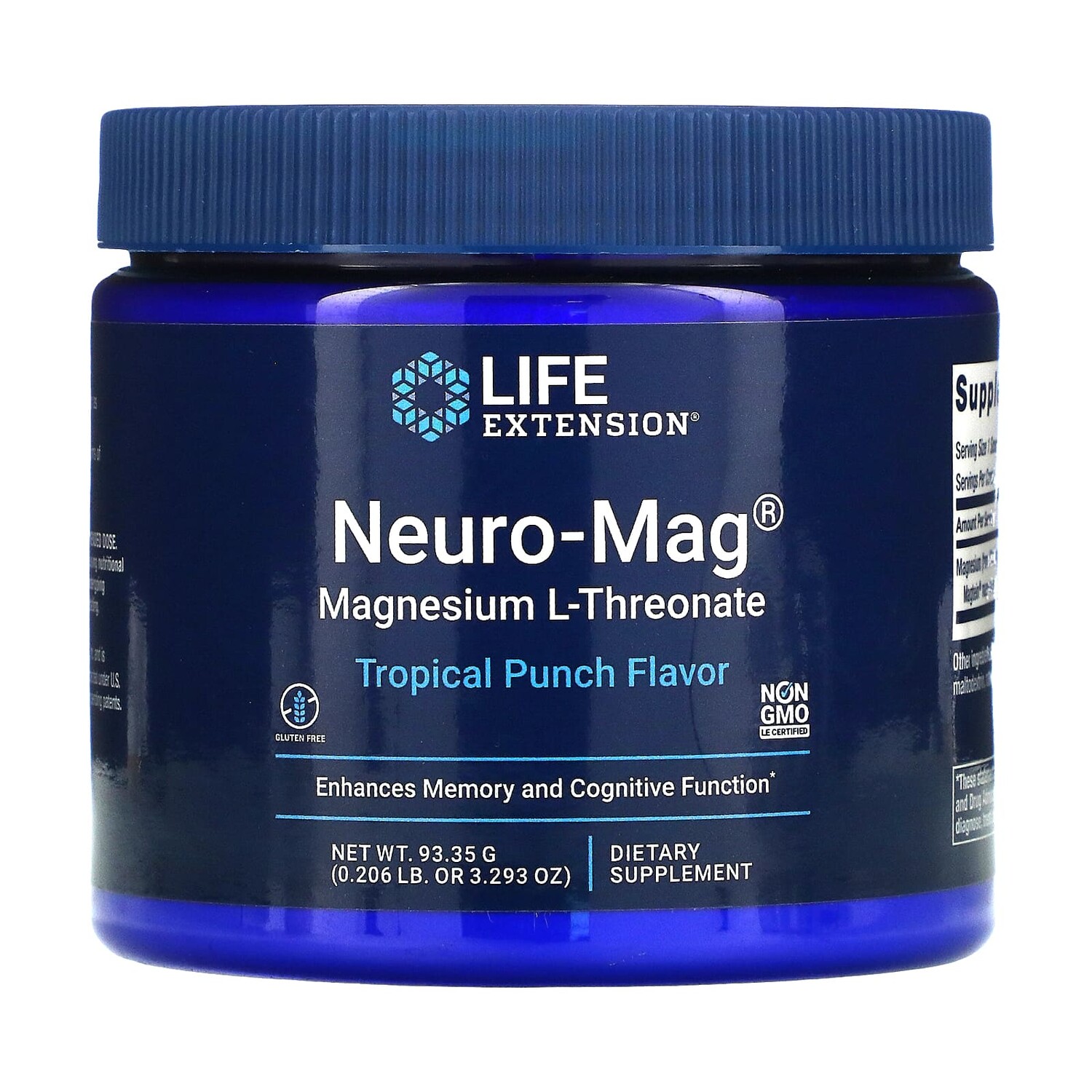 Life Extension Neuro-Mag Magnesium L-Threonate Tropical Punch Flavor 0.206 lb (93.35 g)
Life Extension Neuro-Mag Magnesium L-Threonate Tropical Punch Flavor 0.206 lb (93.35 g)