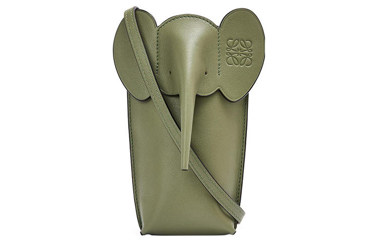 LOEWE Классическая кожаная сумка через плечо женская травянисто-зеленая 
LOEWE Классическая кожаная сумка через плечо женская травянисто-зеленая