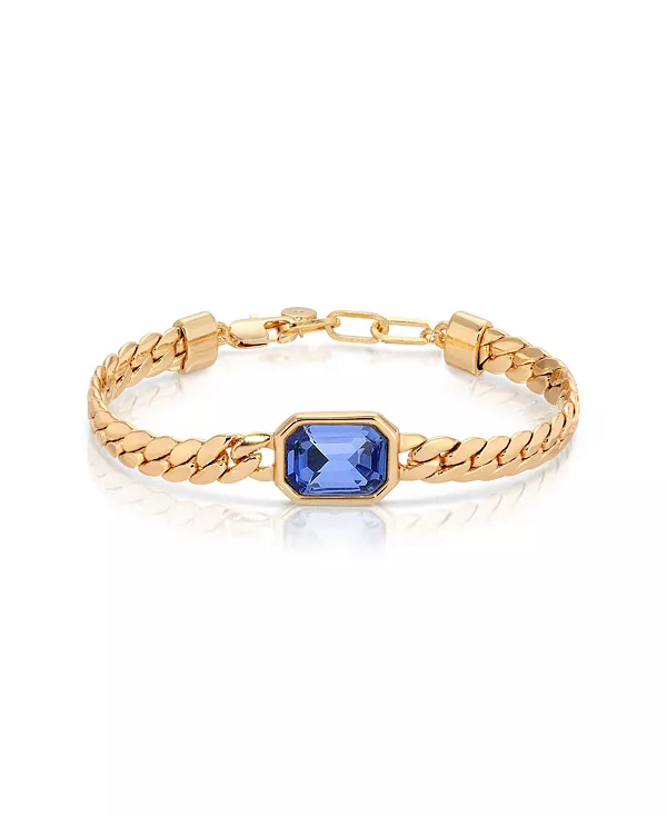 Браслет-Цепочка с кубинским декором и кристаллами Ettika, sapphire
Браслет-Цепочка с кубинским декором и кристаллами Ettika, sapphire