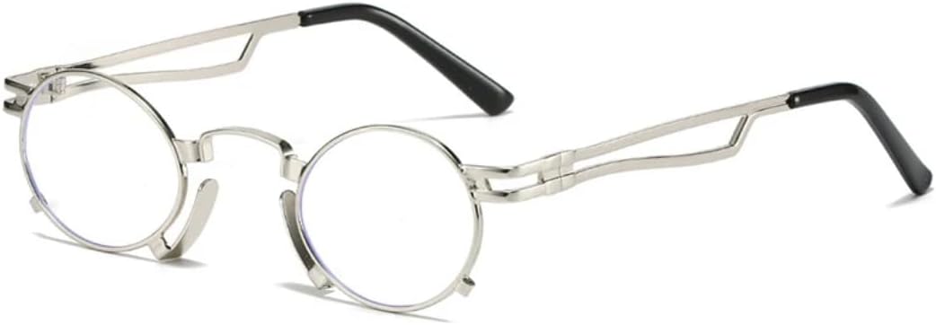 Ретро маленькие овальные солнцезащитные очки для женщин, модные, с уникальной металлической оправой, защита от УФ-излучения UV400, для мужчин в стиле панк UATXTAU, Silver Clear
Ретро маленькие овальные солнцезащитные очки для женщин, модные, с уникальной металлической оправой, защита от УФ-излучения UV400, для мужчин в стиле панк UATXTAU, Silver Clear