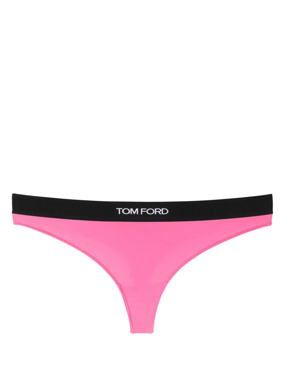 Трусы-стринги с вышитым логотипом TOM FORD, розовый 
Трусы-стринги с вышитым логотипом TOM FORD, розовый