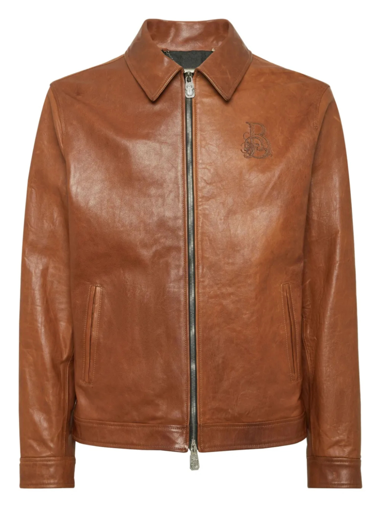 Куртка с вышитым логотипом Billionaire, коричневый
Куртка с вышитым логотипом Billionaire, коричневый