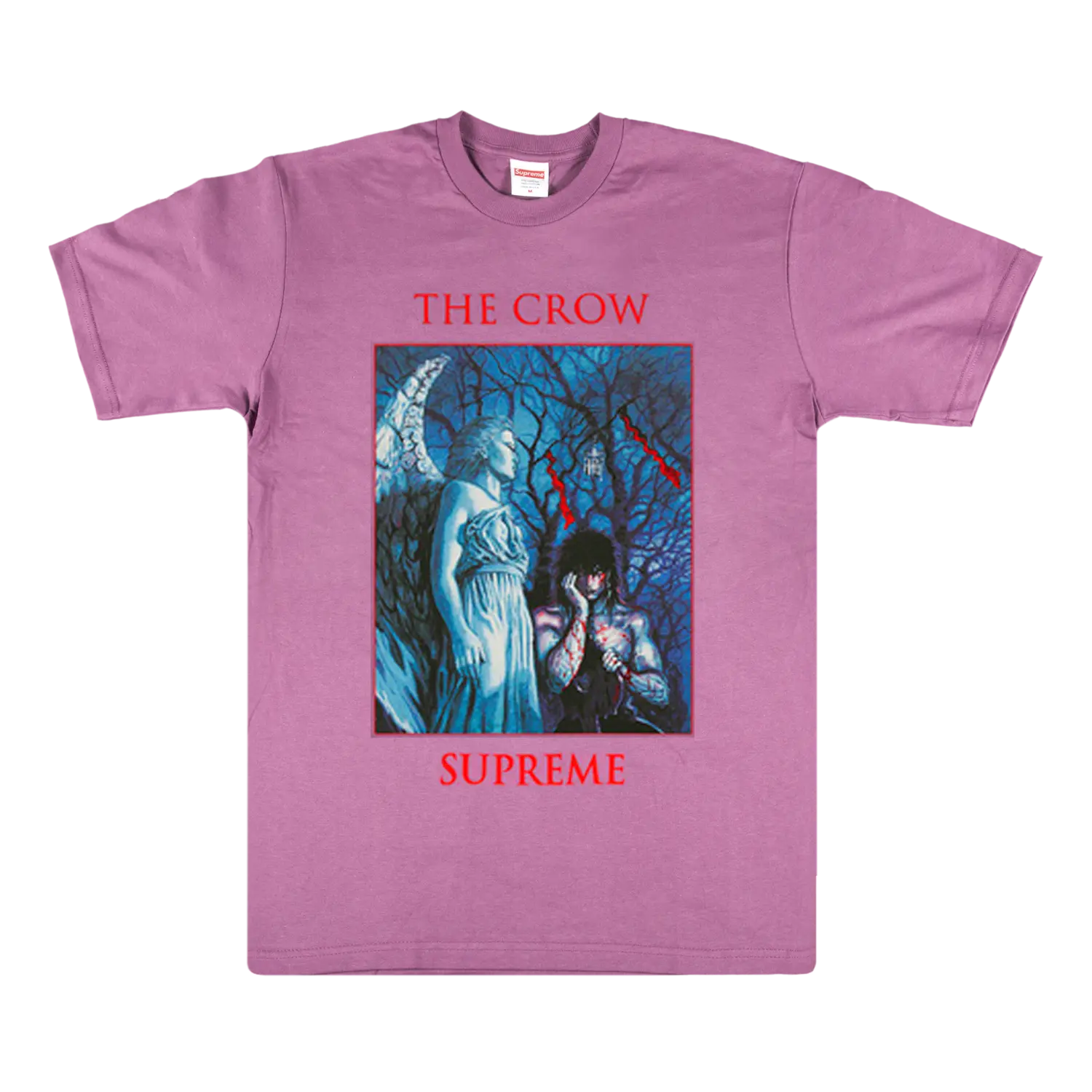 Футболка Supreme x The Crow Слива 
Футболка Supreme x The Crow Слива