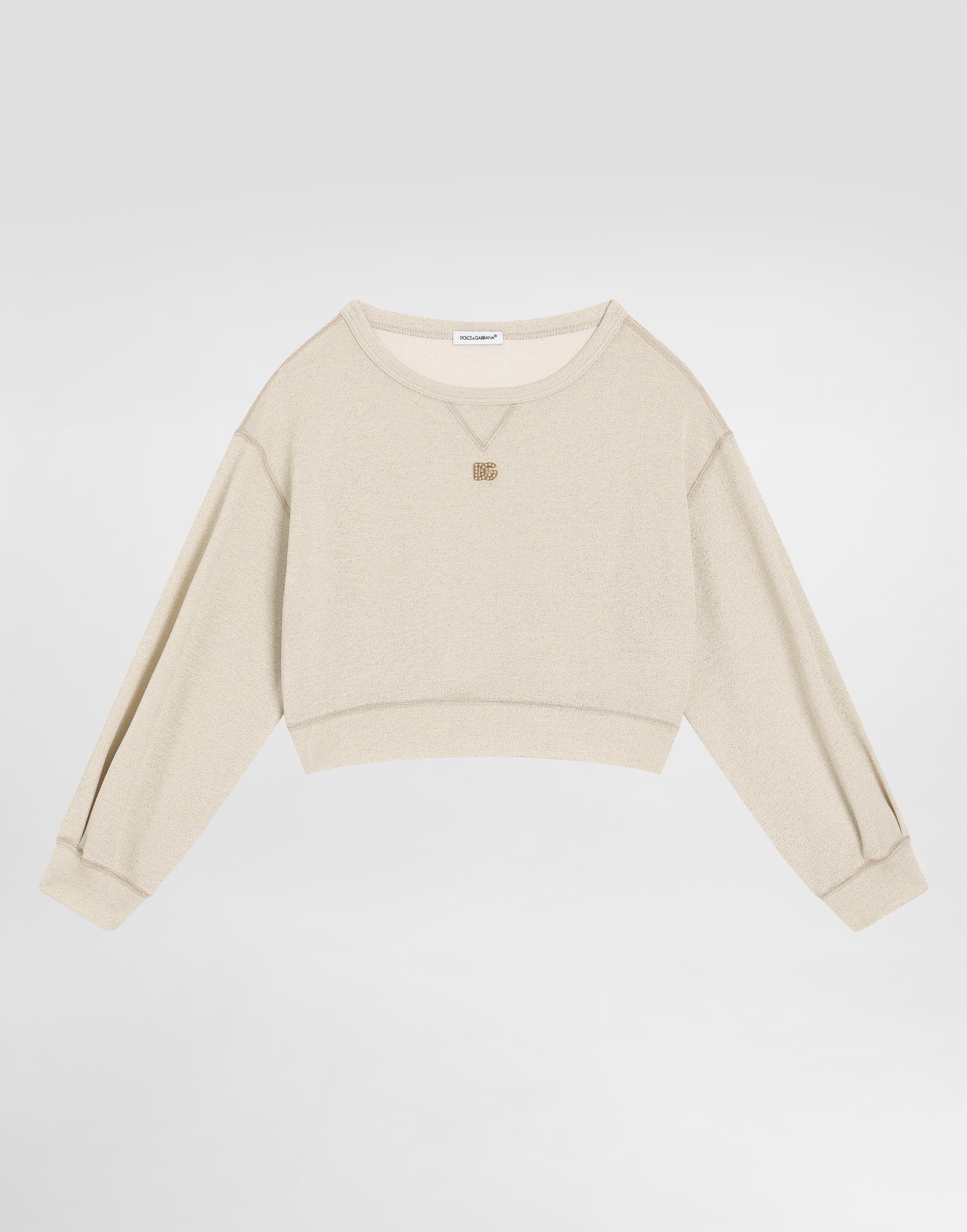 Свитшот с круглым вырезом и логотипом dg Dolce & Gabbana, золото
Свитшот с круглым вырезом и логотипом dg Dolce & Gabbana, золото