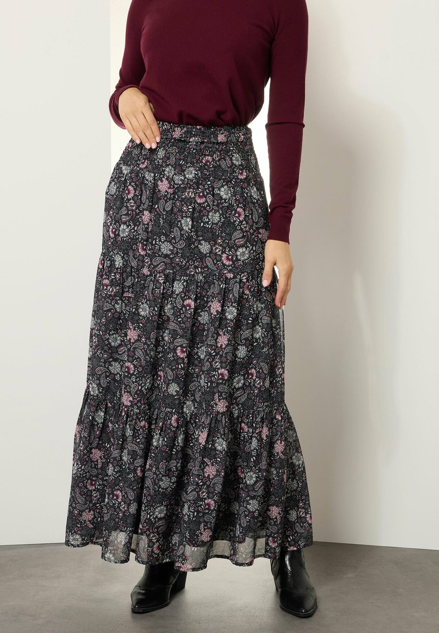 Юбка Long Tall Sally PAISLEY TIERED, Black/Anthracite
Юбка Long Tall Sally PAISLEY TIERED, Black/Anthracite