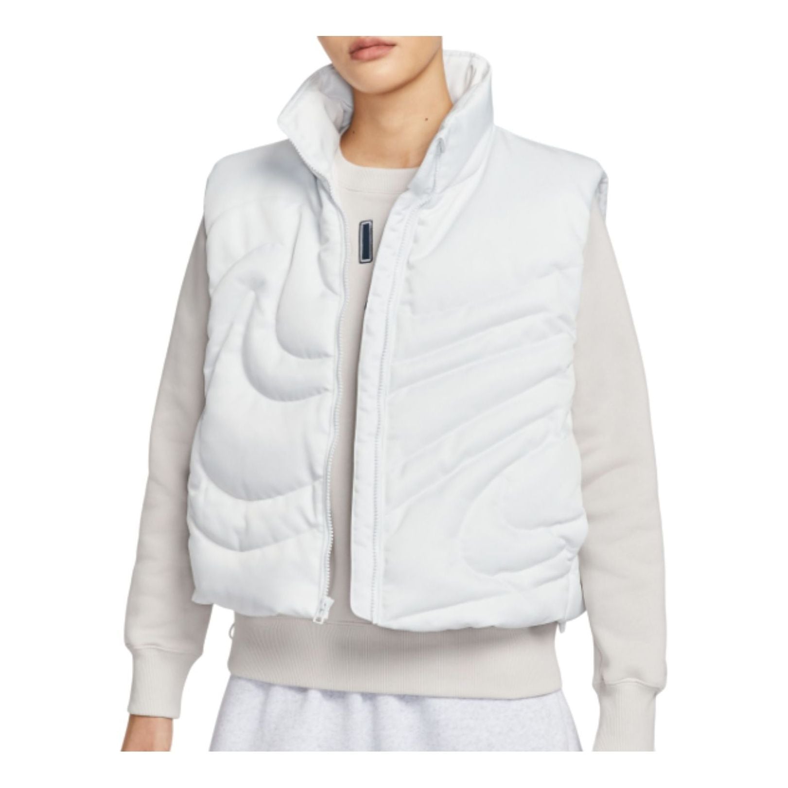 Жилет (WMNS) Nike Sportswear Swoosh Series Oversized Down Vest 'Summit White'
Жилет (WMNS) Nike Sportswear Swoosh Series Oversized Down Vest 'Summit White'