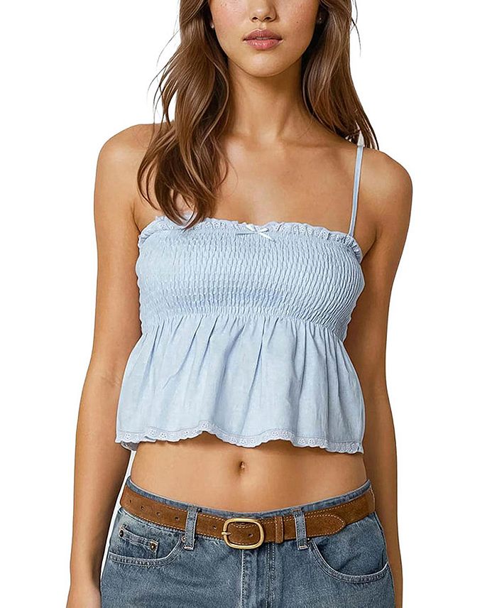 Майка Millie с присборенным низом Edikted, синий
Майка Millie с присборенным низом Edikted, синий