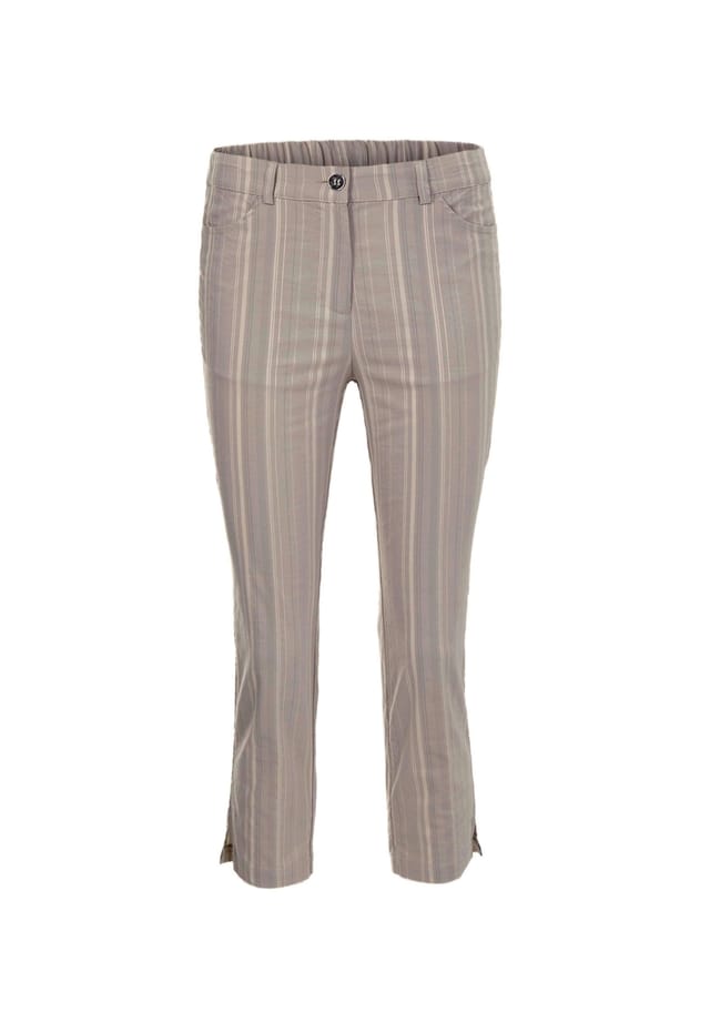 Короткий размер: укороченные структурированные брюки из эластичной ткани. Goldner, цвет zement
Короткий размер: укороченные структурированные брюки из эластичной ткани. Goldner, цвет zement