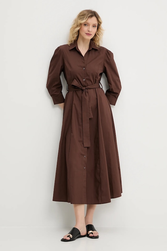 Хлопковое платье Answear.Lab, коричневый
Хлопковое платье Answear.Lab, коричневый