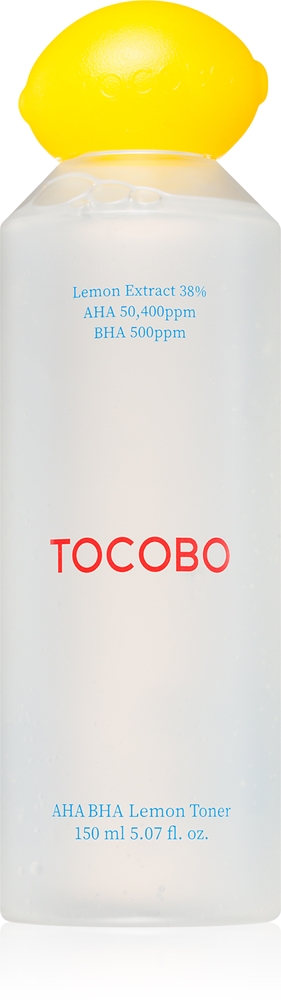 Очищающий тоник с лимоном Aha BHA для ровного тона кожи Tocobo, 150 мл
Очищающий тоник с лимоном Aha BHA для ровного тона кожи Tocobo, 150 мл