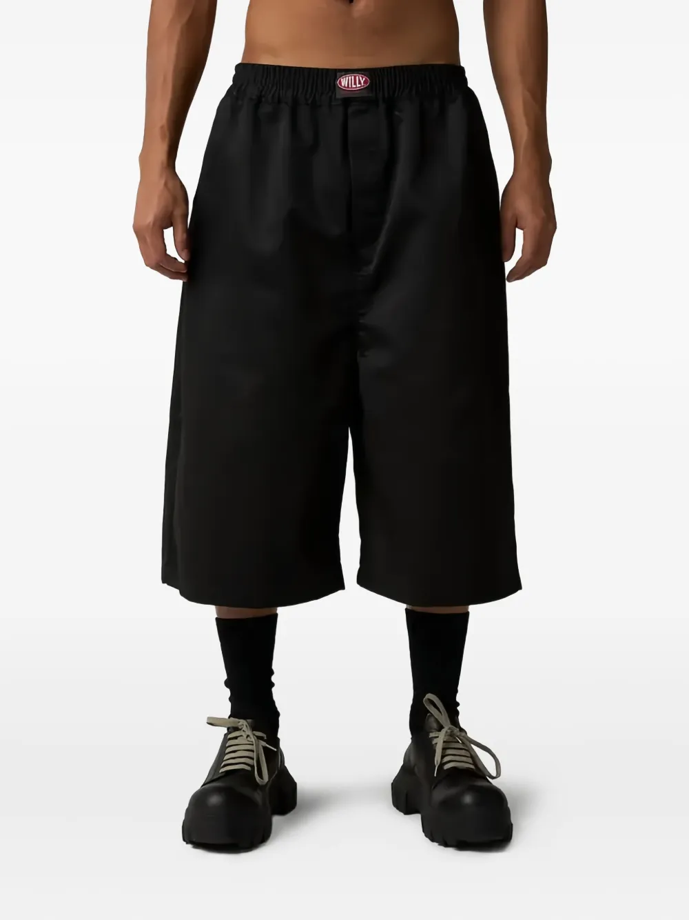 Шорты с резинкой на талии Willy Chavarria, черный
Шорты с резинкой на талии Willy Chavarria, черный