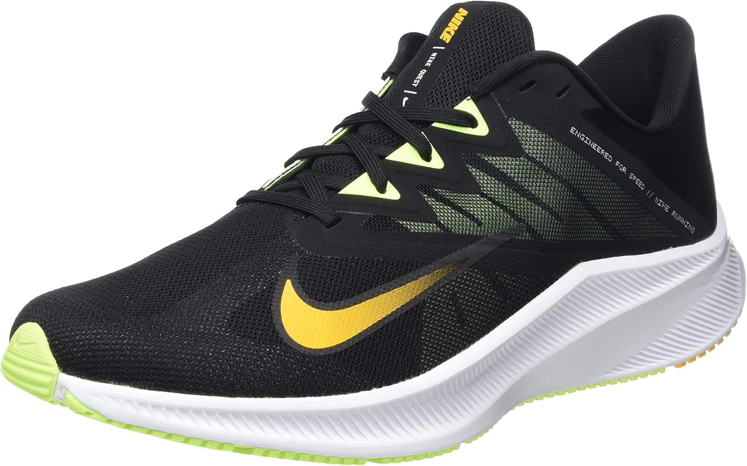 Беговые кроссовки Nike Quest 2 для мужчин, белый/черный/желтый/золотой
Беговые кроссовки Nike Quest 2 для мужчин, белый/черный/желтый/золотой
