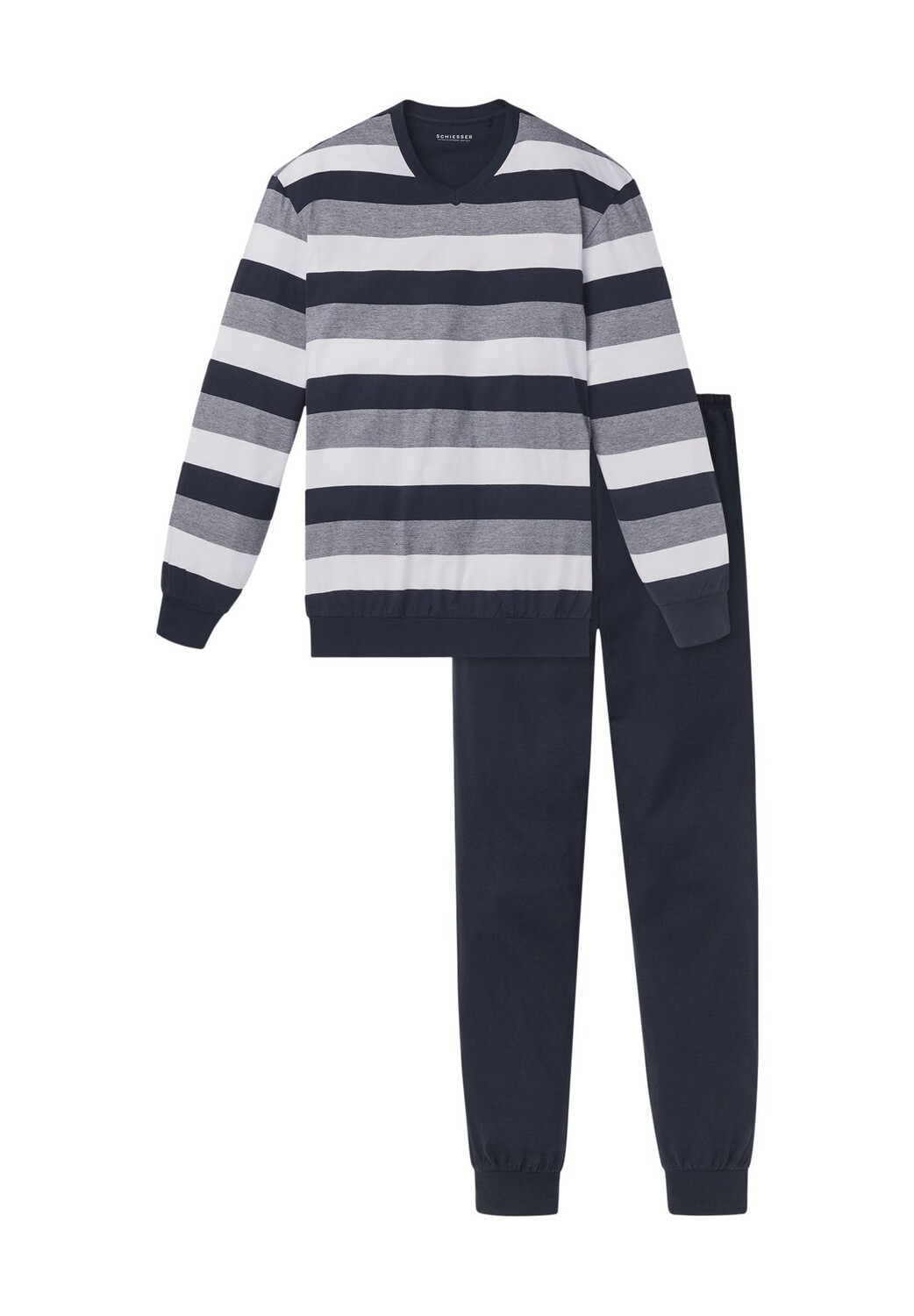 Пижама мужская, с длинными рукавами, в полоску SCHIESSER, темно-синий
Пижама мужская, с длинными рукавами, в полоску SCHIESSER, темно-синий