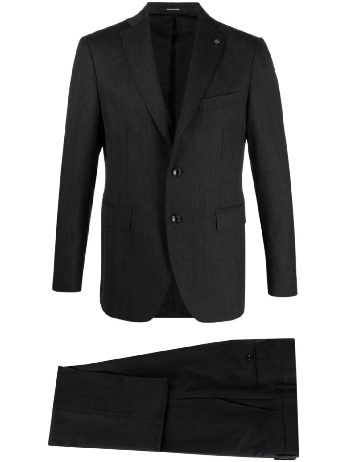 Tagliatore костюм с однобортным пиджаком и брошью, серый
Tagliatore костюм с однобортным пиджаком и брошью, серый