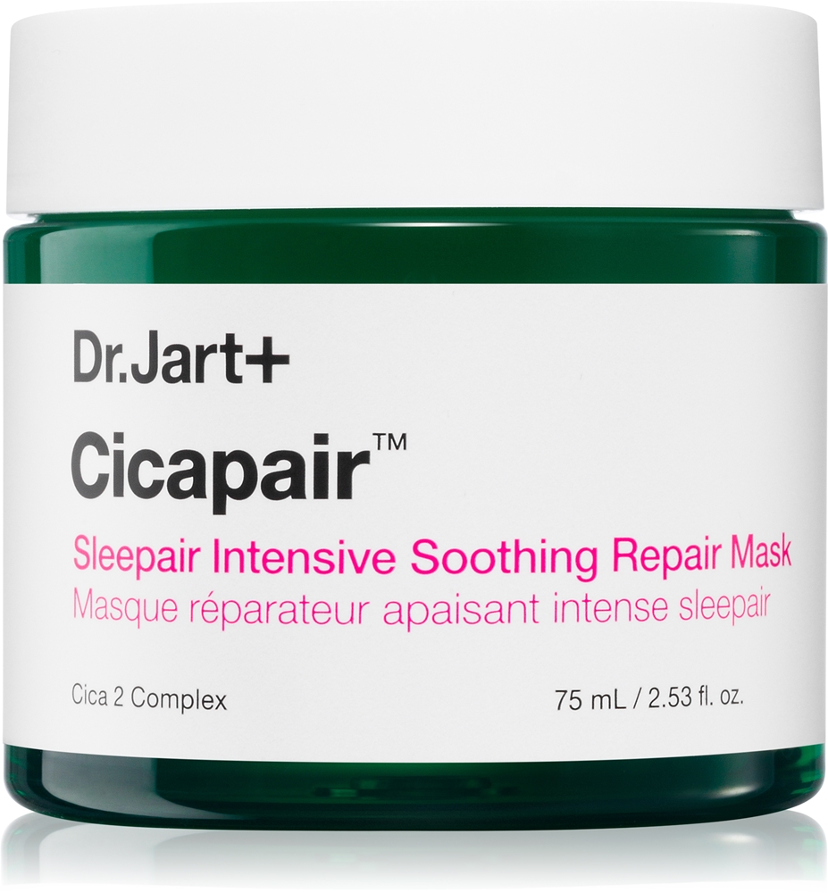 Интенсивная успокаивающая восстанавливающая маска для сна Cicapair Sleepair с увлажняющим эффектом Dr. Jart+, 75 мл
Интенсивная успокаивающая восстанавливающая маска для сна Cicapair Sleepair с увлажняющим эффектом Dr. Jart+, 75 мл