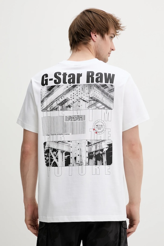 Хлопковая футболка G-Star, белый
Хлопковая футболка G-Star, белый