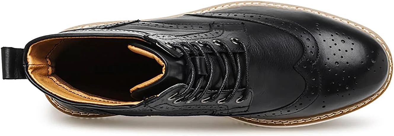 Мужские ботинки Santimon Mens, повседневные, классические, мотоботинки, из натуральной кожи, с крылышками, броги, челси, модные формальные ботинки для мужчин, черный
Мужские ботинки Santimon Mens, повседневные, классические, мотоботинки, из натуральной кожи, с крылышками, броги, челси, модные формальные ботинки для мужчин, черный