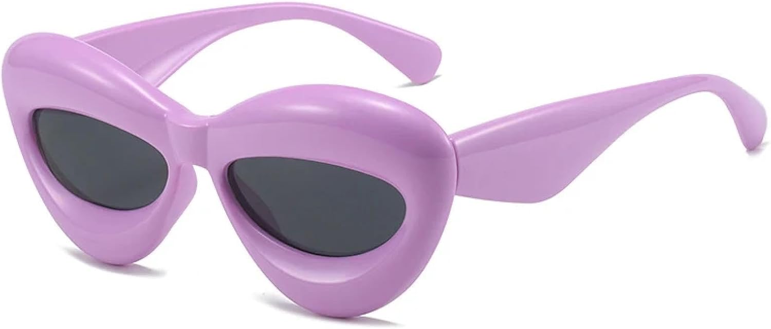 Ретро-солнцезащитные очки «кошачий глаз» ярких цветов для женщин, модные овальные линзы, защита от УФ-излучения UV400, мужские солнцезащитные очки желтого и розового цвета WNCKSQ, Purple Grey
Ретро-солнцезащитные очки «кошачий глаз» ярких цветов для женщин, модные овальные линзы, защита от УФ-излучения UV400, мужские солнцезащитные очки желтого и розового цвета WNCKSQ, Purple Grey