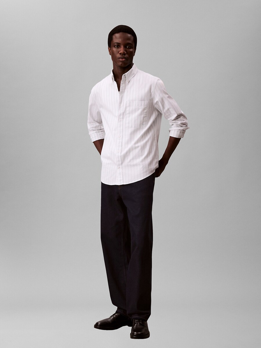 Рубашка на пуговицах классического кроя Calvin Klein Jeans, белый
Рубашка на пуговицах классического кроя Calvin Klein Jeans, белый