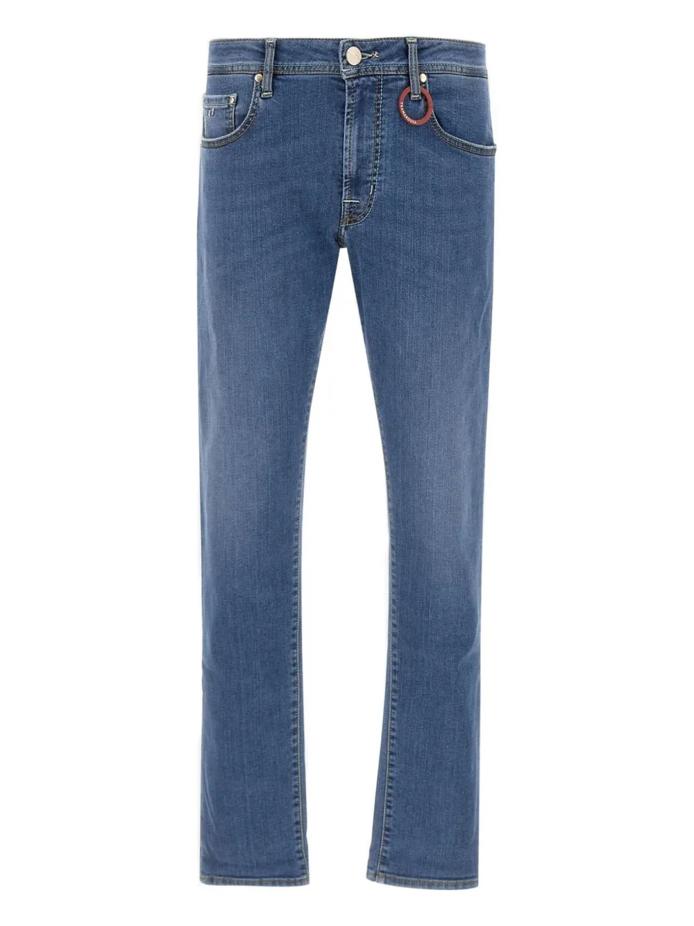 Джинсы из денима с нашивкой-логотипом Sartoria Tramarossa, синий
Джинсы из денима с нашивкой-логотипом Sartoria Tramarossa, синий