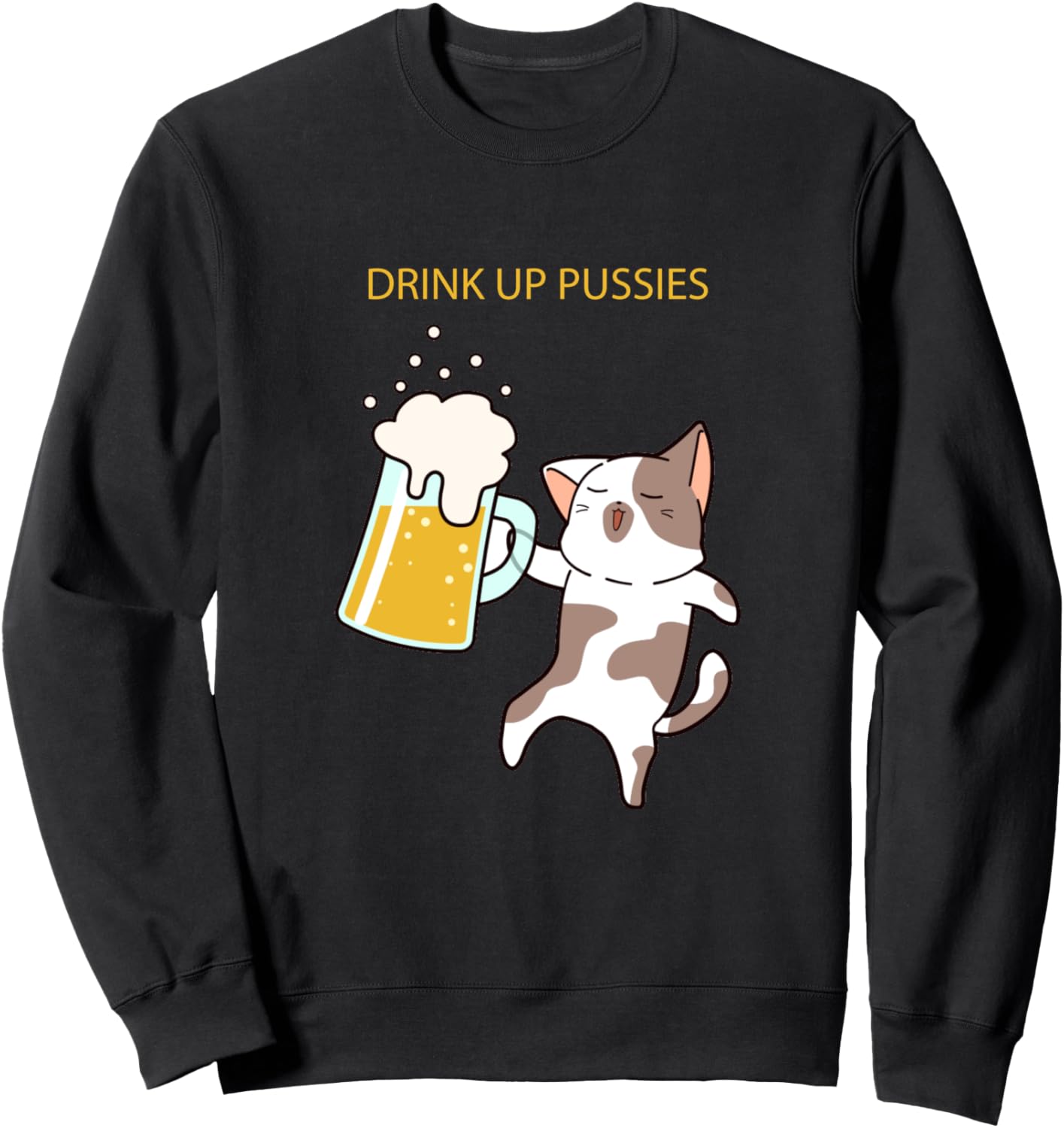 Толстовка с юмористической надписью «Выпей, кошечки!» и изображением кошки Cute Cat Beer Humor Animal Lovers Fun, черный
Толстовка с юмористической надписью «Выпей, кошечки!» и изображением кошки Cute Cat Beer Humor Animal Lovers Fun, черный