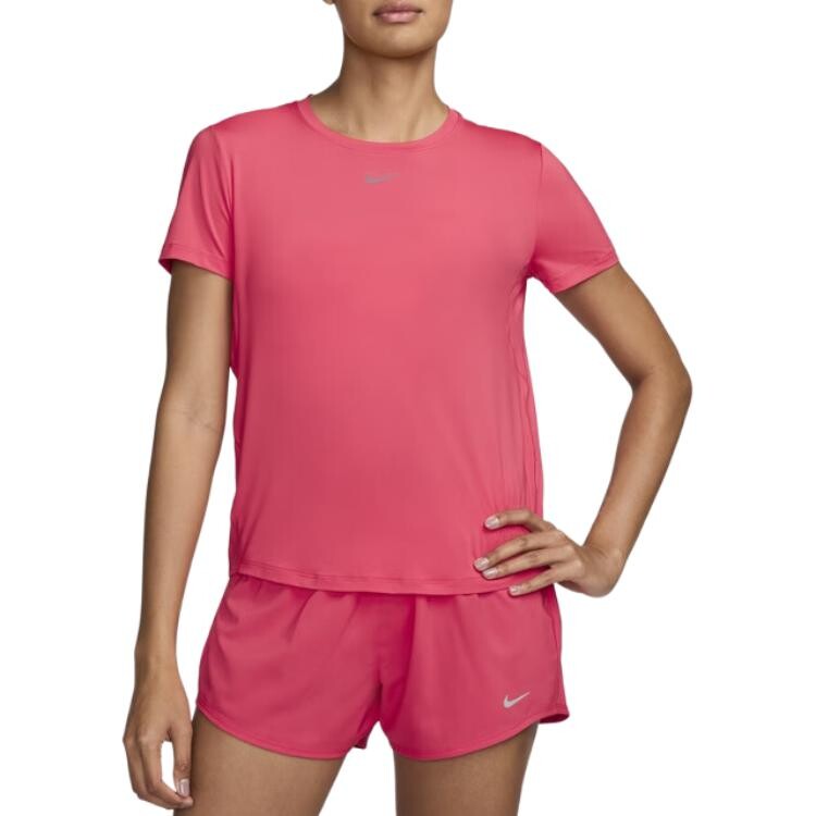 Футболка женская фиолетовая вербена пудра/черная Nike
Футболка женская фиолетовая вербена пудра/черная Nike