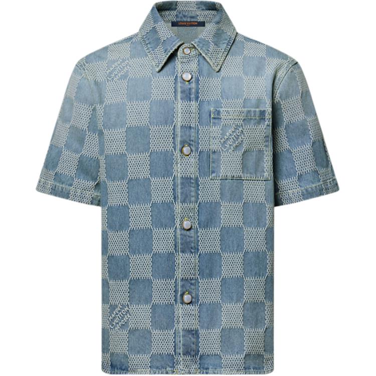 Рубашка Lv Damier 3D Light Denim с коротким рукавом LOUIS VUITTON, синий
Рубашка Lv Damier 3D Light Denim с коротким рукавом LOUIS VUITTON, синий