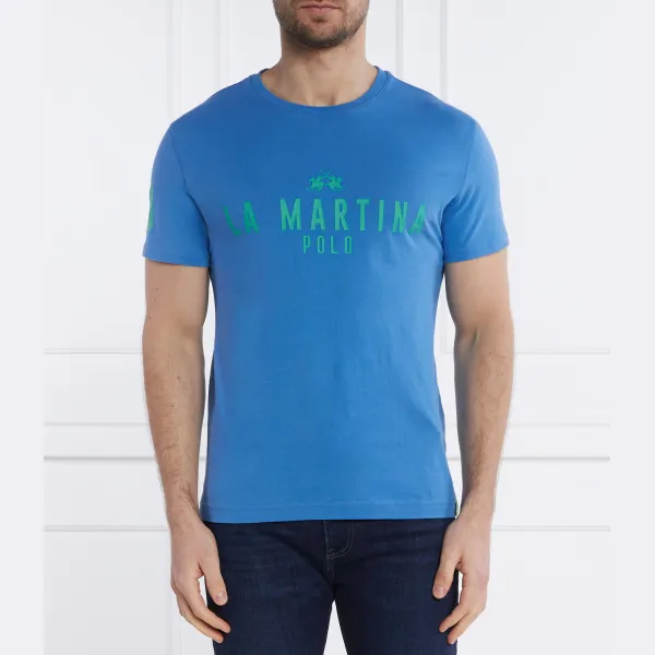 Футболка стандартного кроя La Martina, синий
Футболка стандартного кроя La Martina, синий