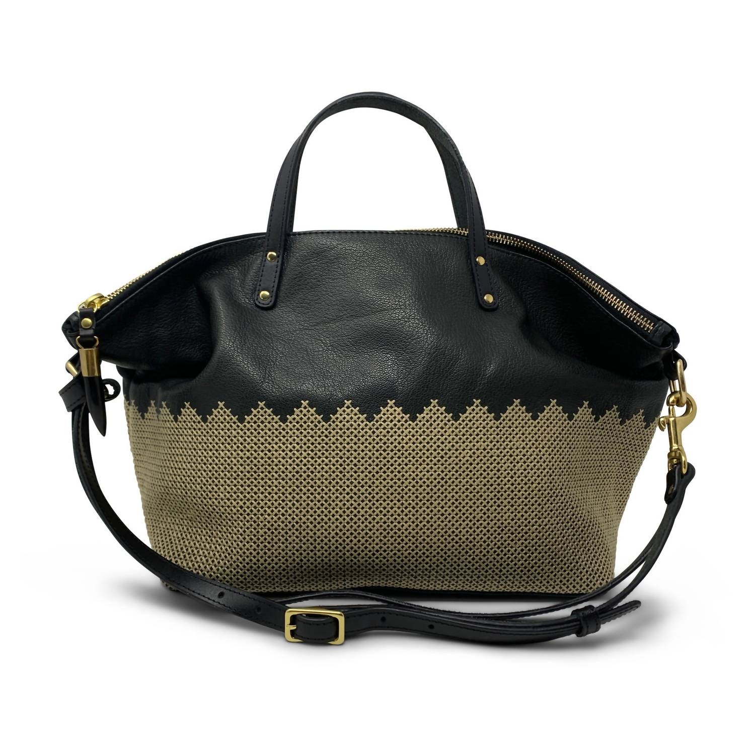 KEMPTON & Co. Сумка-саквояж Crisscross Devon, цвет черный экрю
KEMPTON & Co. Сумка-саквояж Crisscross Devon, цвет черный экрю