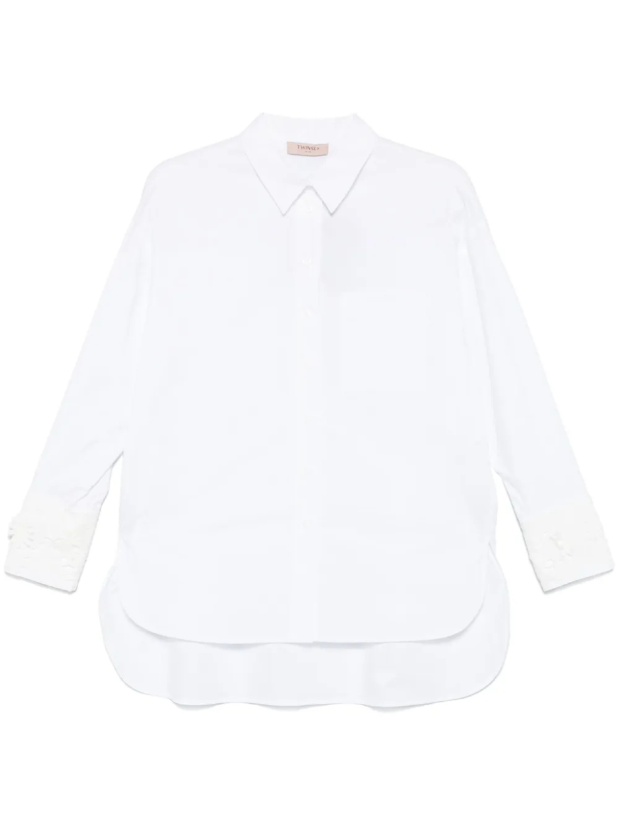 Рубашка TWINSET с кружевной аппликацией, белый
Рубашка TWINSET с кружевной аппликацией, белый