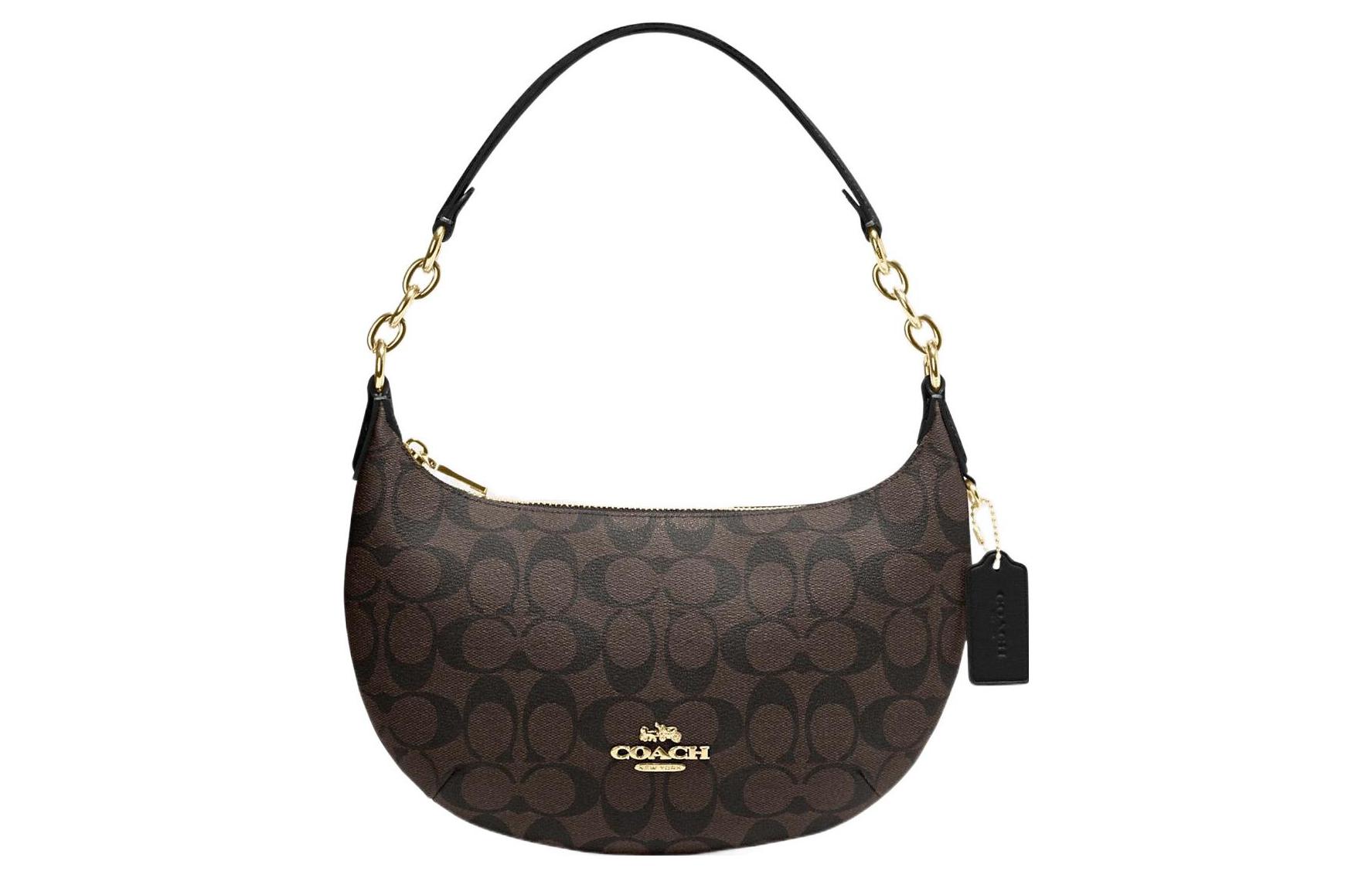 Пэйтон Искусственная Кожа Сумка-Полумесяц через плечо Большой Размер Женская Темно-Коричневая COACH
Пэйтон Искусственная Кожа Сумка-Полумесяц через плечо Большой Размер Женская Темно-Коричневая COACH