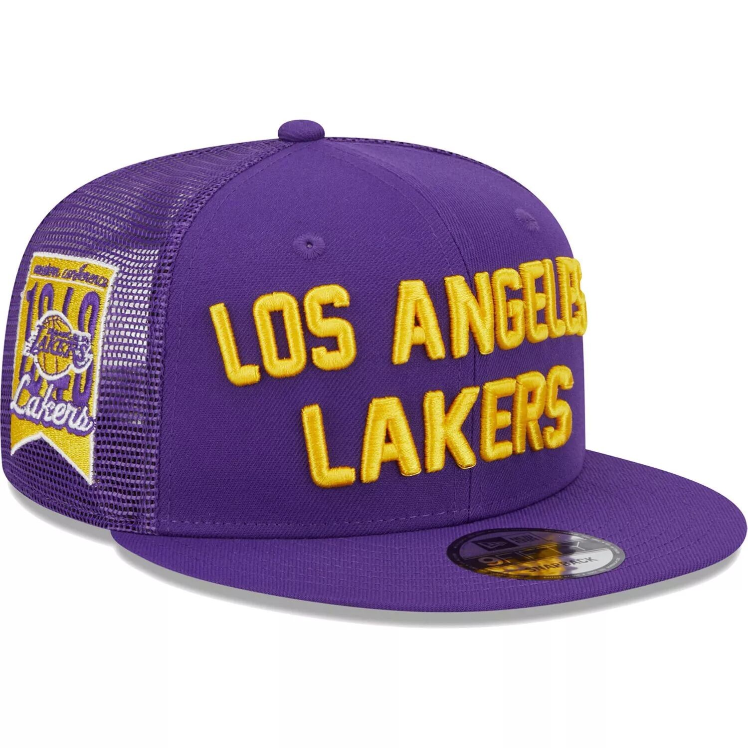 Мужская кепка New Era Purple Los Angeles Lakers Stacked Script 9FIFTY Trucker Snapback
Мужская кепка New Era Purple Los Angeles Lakers Stacked Script 9FIFTY Trucker Snapback